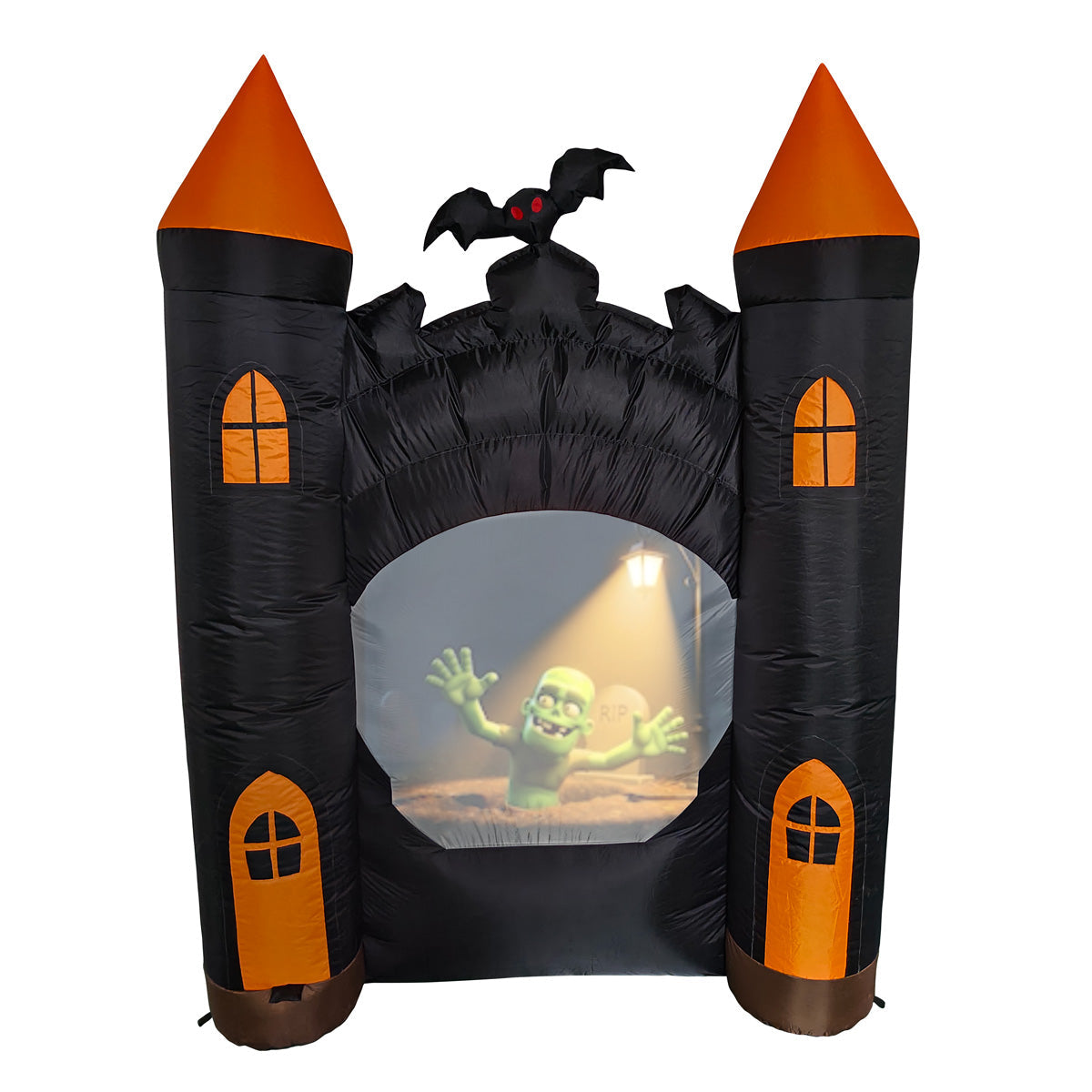 7' Animated Inflatable Haunted Castle - image 6