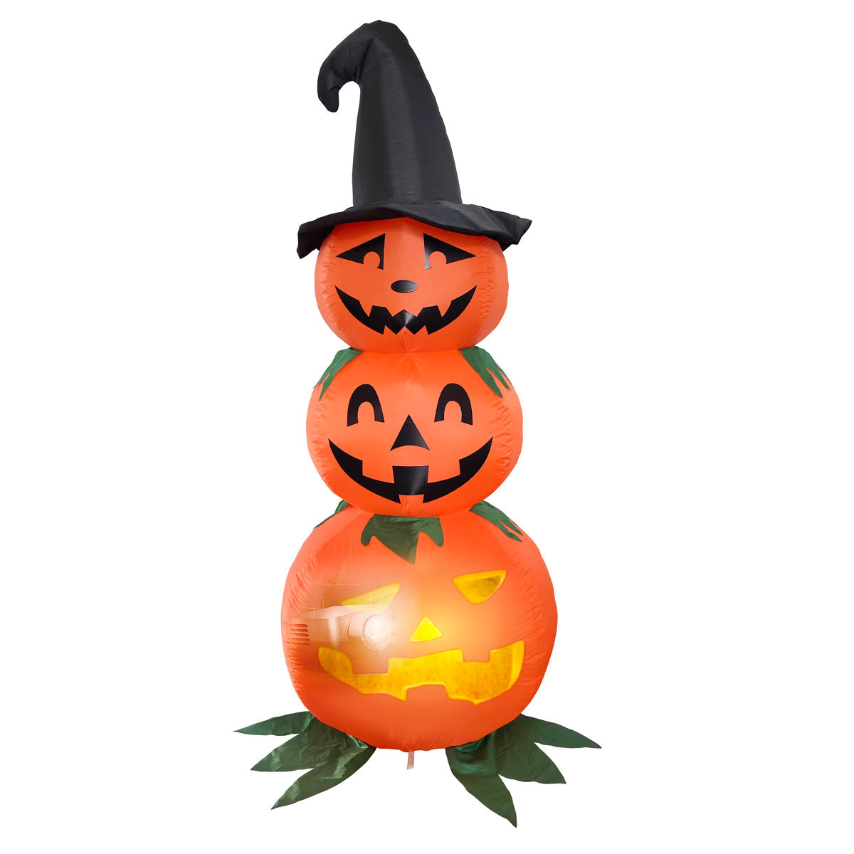 Inflatable 6' Stack Animated Jack-O-Lantern - image 2