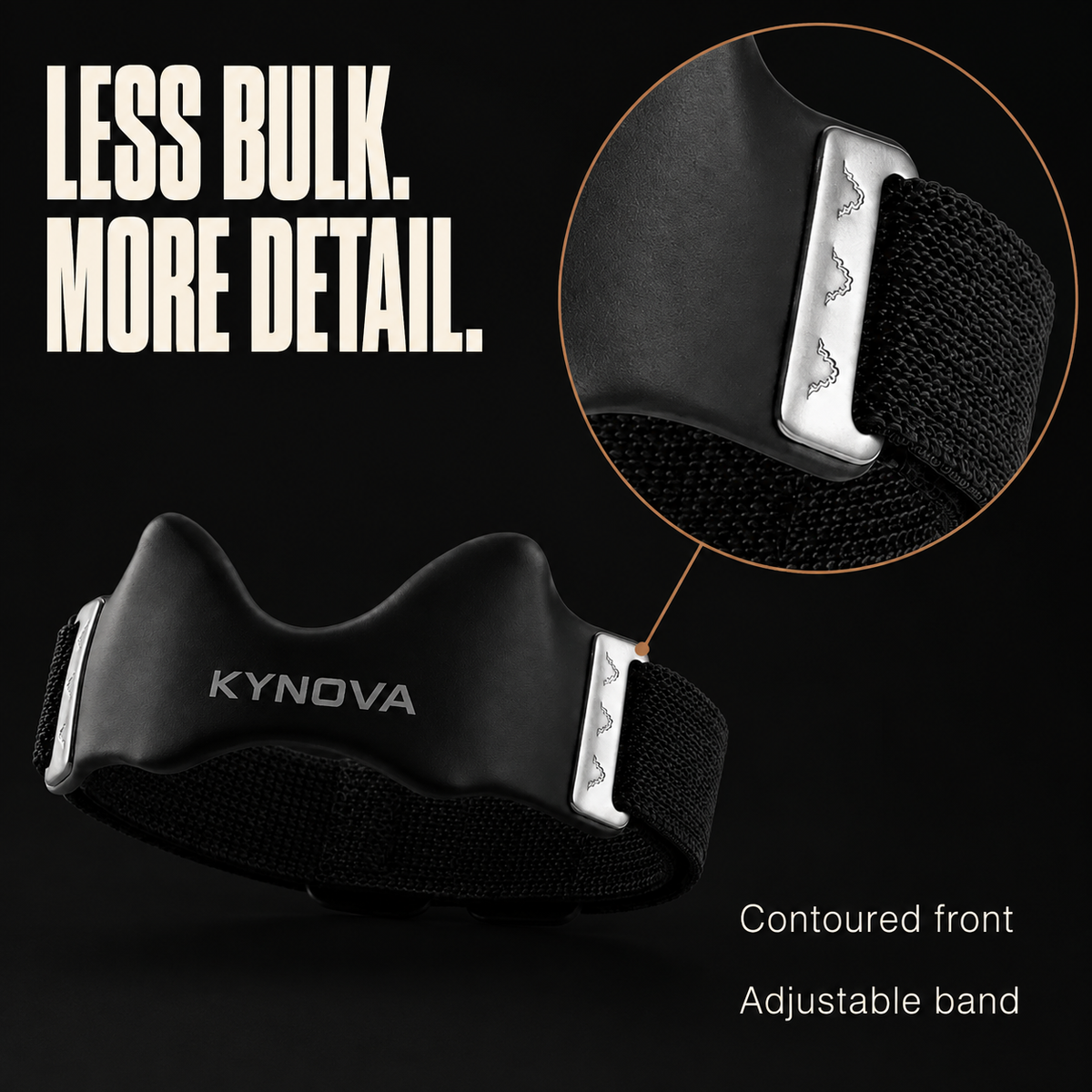 Kynova strap with enlarged side plate detail